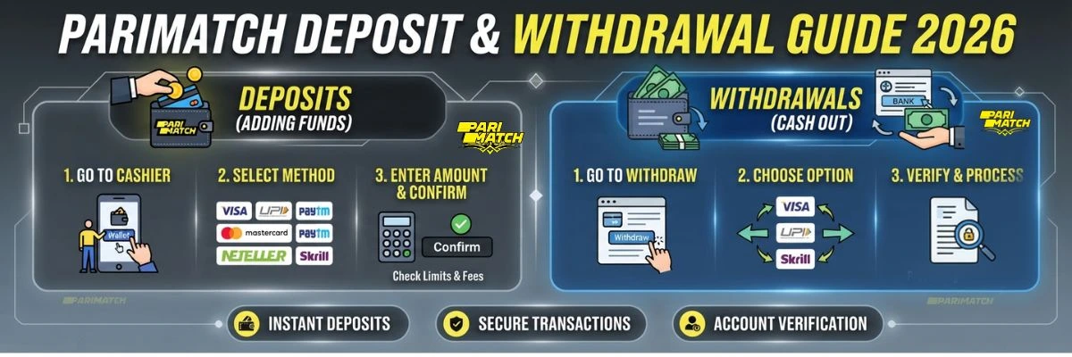 Parimatch Deposit and Withdrawal Guide for 2026